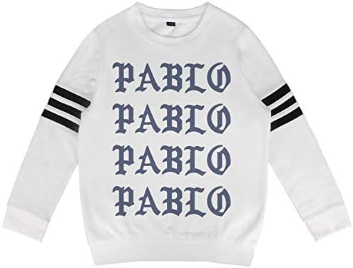 NmTStyle Kanye-West-The-Life-of-Pablo-Tour-4-æ‹·è´- Boys Girls Sweater Kids Long Sleeve Pullover Sweaters