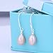 8-9mm Culturaled Natural Pink Freshwater Pearl Earring For Women Dangling Earrings