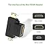 UGREEN 2Pack 2 in 1 Mini HDMI and Micro HDMI Male to HDMI Female Adapter Supports 1080P Compatible with GoPro Hero 7 Black Hero 5 4 6, Nexus 10 Tablet, Camera, Camcorder, DSLR, Video Card ect