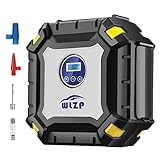 Portable Air Compressor Pump, 12V DC Digital Tire Inflator with LED Lamp Digital Pressure Gauge, 100 PSI Auto Digital Tyre Inflator, Portable Tire Pump for Cars, Motorcycles, Bicycles, Balls, Inflatab