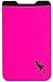 Gecko Travel Tech Pink/Black Hand Phone Wallet Case - Adhesive Card Holder for Smartphone & Android - Stick on Spandex Pocket Carry Credit Cards and Cash - Pink Black