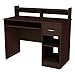 South Shore Small Desk - Great Writing Desk for Your Child - The Computer Desk Is Great for Your Kid's Bedroom or Any Small Area - Place a Laptop in This Study Table - 5 Years Warranty! (Chocolate)