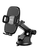 Mpow Car Mount Holder, Universal Dashboard Car Phone Mount, Windshield Car Phone Holder, Washable Gel Pad Compatible iPhone XR,XS Max,X,8, Galaxy S10,S9,S8,S7, Google, One Plus, Moto, Black