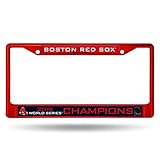 Boston Red Sox 2018 World Series Champions Color Chrome License Plate Frame