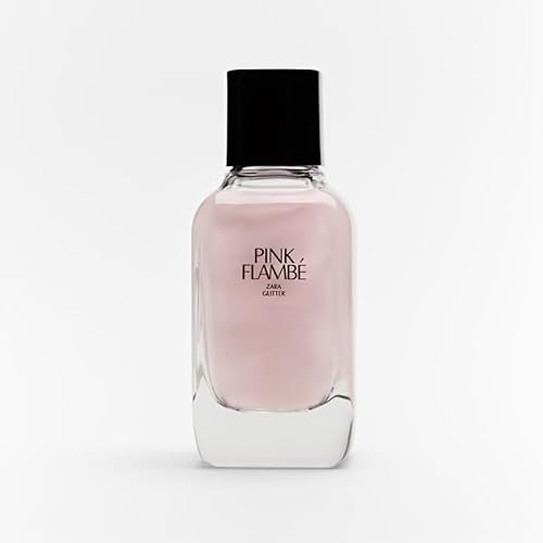 100 Ml Zara Perfume Pink Flambe Zara Pink Flambé Glitter Perfume