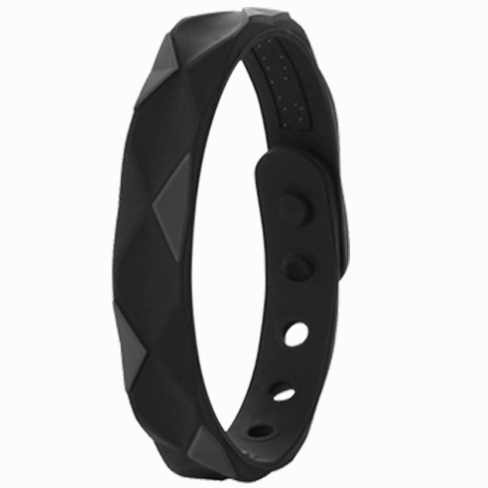 Sarari Anti Static Bracelet, Unisex Adjustable Body Static Eliminator Silicone Bracelet Waterproof Sports Fitness Activity Bracelet for Couples Valentine's Day Gifts