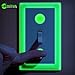 novasolutions Glow in The Dark Tape - Bright Long Lasting Premium Quality Glow Tape - 10 Bonus Glow in The Dark Dots for Hazard and General Marking - 30 ft Long 1 inch Wide