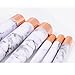 ITME [Upgrade Version] Premium Makeup Brush Set Synthetic Cosmetics Foundation Powder Brush, Flat Head, Blush, Concealer, Nose, Lip Brush Makeup Brush Kit (6pcs, White Marble/Rose Gold)