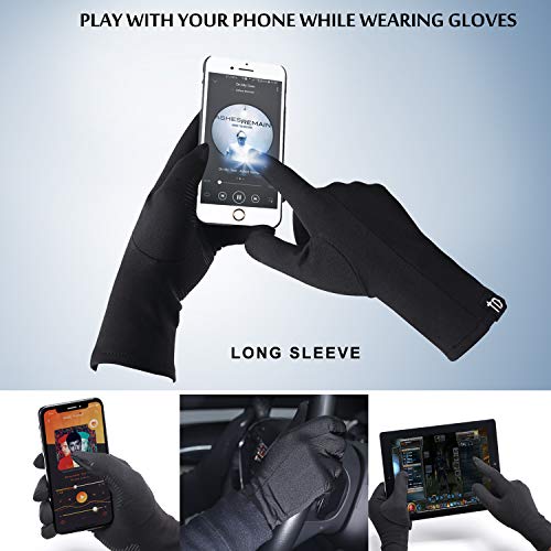 image for TRENDOUX Running Gloves, Windproof Winter Touch Screen Glove Men Women