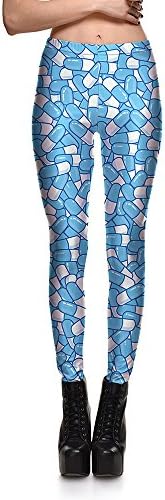 Yoga Pants Leggings Blue Capsules Printed Graphic Leggings Sexy 2016 Hot Style Butt Lift High Waist