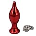 Eastern Delights Beginner Metal Anal Butt Plugs Anal Trainer Toys, Alumimum Alloy Anal Love Games Sex Toy (Red)thumb 1