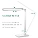 Aptoyu LED Dimmable Desk Lamp with 4 Lighting Modes (Studying, Reading, Relaxing, Sleeping) and 5 Level Dimming, Dual USB Charging Port for Home Office Bedroon Study Relax