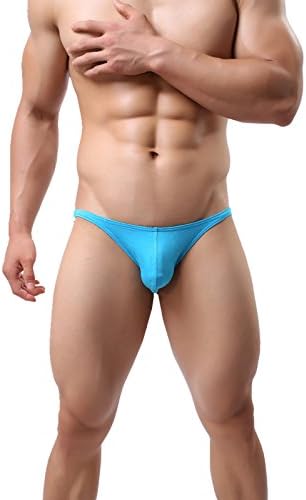 JIMEIK1 Men's Sexy Cotton Underwear Low Rise Briefs Bikini