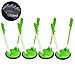 KACAGA Baggy Rack, 4 Pack Clip Food Storage Bag Racks Green onto Holder Sandwich Bag Racks Ideal Plastic Kitchen Gadget Well Sealable Bag Holder for Freezer Bags