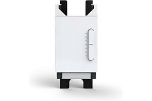 Smart Dimmer by Deako, Single-Pole, Rocker-Style Dimming, 2.4 GHz Wi-Fi, Remote App, Voice Control w/Alexa, Google Home, No Hub Required, Neutral Wire Required, White