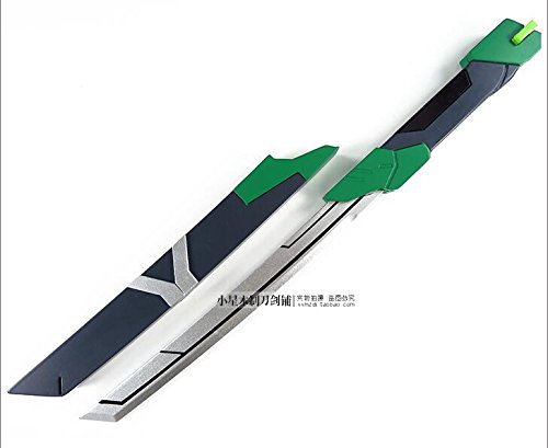 OW Genji New Style Skin Short Sword With Sheath Weapon Cosplay Prop