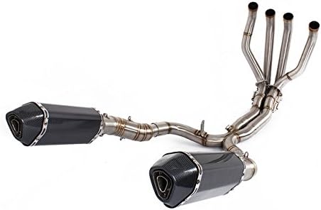 Modified Stainless Steel Motorcycle Exhaust Muffler for Kawasaki Z1000 2010-2016 with Muffler Slip-On