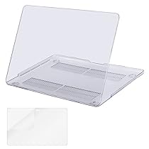 Mosiso Crystal Plastic Hard Case with Screen Protector for Newest Macbook Pro Retina 13 Inch No CD-ROM (A1706/A1708, Oct 2016), Clear