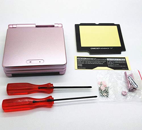 FidgetKute New Pink Shell Housing for Nintendo Gameboy Advance SP GBA SP Console