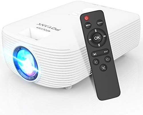 Poyank 最新型 ホームプロジェクター 5500lm ネイティブ7p解像度 1080pフルhd対応 スピーカー内蔵 Hdmi Usb Vga Tf Av Auxなど豊富な入力端子 スマホ タブレット パソコン Tv Stick ゲームプレイヤー Dvdプレイヤーなど多種多様な機器と接続可能
