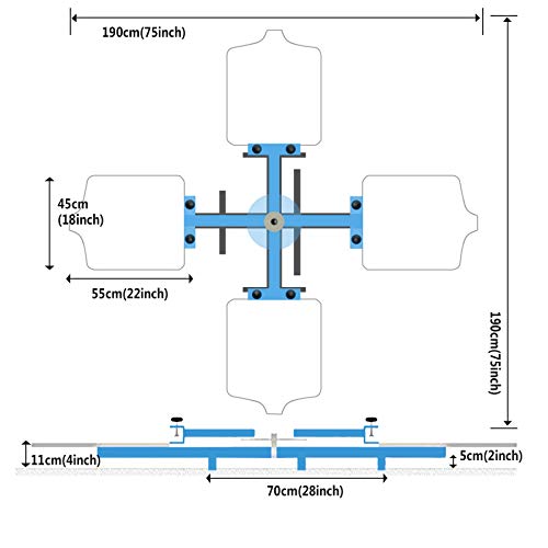 image for VEVOR Screen Printing Machine 17.7x21.7Inch Screen Printing Press 4 Co