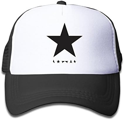 KTKY Kid Adjustable Original Custom Made Snapback Cap Hat Cotton Black Star Baseball Cap Black