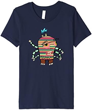 unisex-child Funny Weird Crazy Colorful Scary Monster T-Shirt Tee Tshirt 4 Navy