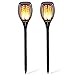 Koopower Solar Flame Torch, 96 LED Solar Lights Outdoor Decorative with Flickering Flame, Waterproof Outdoor Lights for Garden Landscape Yard Pathway Patio(2 PACK)