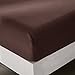 Honeymoon Super Soft Microfiber 3-Piece Bed Sheet Set, Twin, Dark Chocolate