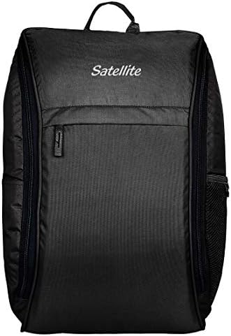 Satellite Polyester 35L Perfect Black Laptop Backpack for Men and Women (ST-I-0101)