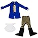 Boo! Inc. George Washington Children's Boy Halloween Dress Up Theme Party Roleplay & Cosplay Costume (Youth Small (3-4)) Blue