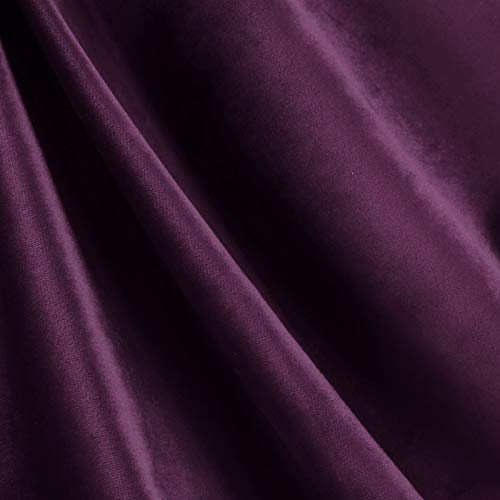 image for Eamior Light Blocking Sound Reducing Rod Pocket Top Velvet Curtains/Dr