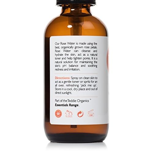 Teddie Organics Rose Water Facial Toner, 2 fl. oz. Beauty & Personal Care, Skin Care, Face, Toners & Astringents