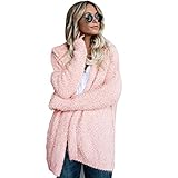 nurrat Women Casual Loose Solid Cardigan Long Sleeve Open Front Knitted Outwear Cardigans