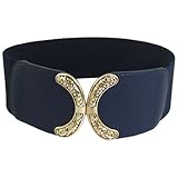 Interlock Buckle High Waistband Waistbelt Cinch Waist Belt for Woman Ladies