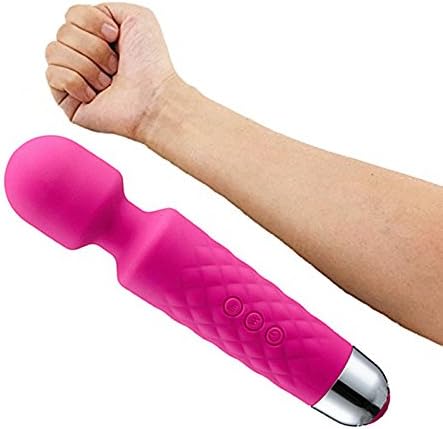 ABUBYA Wand Massagers Cordless Wireless Magic Massager Wand Handheld Electric Massagers for Neck Back Shoulders Waist Sports Massage Muscle Aches Physical Sports Fleetness Recovery Travel Gift,Pink