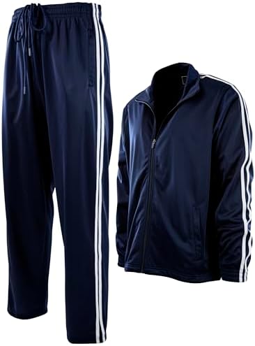 ChoiceApparel Mens Velour Tracksuit with Zippered Pockets (204