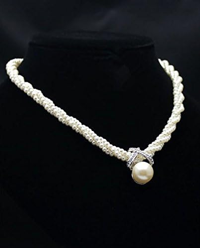 Fashion Women's Chain Choker Chunky Pearl Statement Bib Pendant Necklace Jewelry nn
