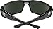 Spy Optic Wrap Dirk Black Happy Gray Green Polar, Multi, One Size