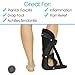 Vive Hard Plantar Fasciitis Night Splint and Trigger Point Spike - Stabilizer Brace Relieves Inflammation - Foot Support Boot Features Adjustable Hook and Loop Straps for Achilles Pain Relief