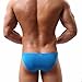 FEESHOW Men's Smooth Stretch Bikini Swimwear Underwear Swim Briefs (Blue, XXL)
