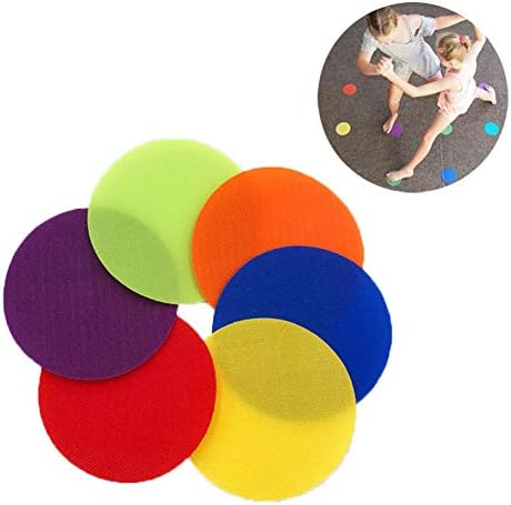 Greatmin Carpet Markers Sitting Spots Circles Sitting Dots for Classroom Preschool and Kindergarten Kids Toy 30 PCS