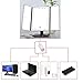 Upgrade LED Makeup Mirror with Extra Bright LED Lights, Dimming Height Adjustable Lighted Vanity Smart Touch Adjustable 360 Rotation 2 Power Supply, Tri-Fold Mirror with 10x Magnification Mirror