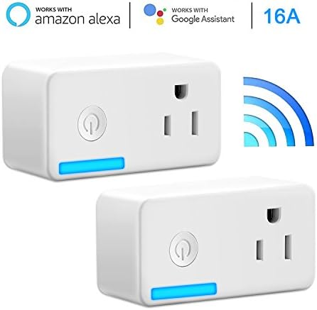 WiFi Mini Smart Plug Smarlance Wireless Smart Socket Outlet Works with Alexa, No Hub Required, with Timing Function,Control Your Devices from Anywhere Via Free APP
