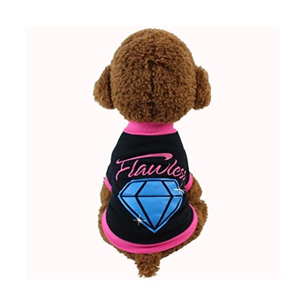 Small Dog Clothes Puppy Vest Pattern T-Shirt Pet Summer Apparel Shirt