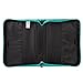 Christian Art Gifts Turquoise Faux Leather Bible Cover for Women | Everlasting Love - Jeremiah 31:3 | Zippered Bible Case Book Cover w/Handle