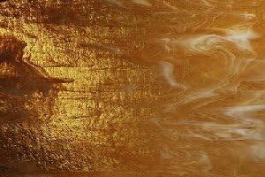 Armstrong Stained Glass Sheet - Lt Amber Opal Wispy Grnit - 8" X 12" (.67sf)
