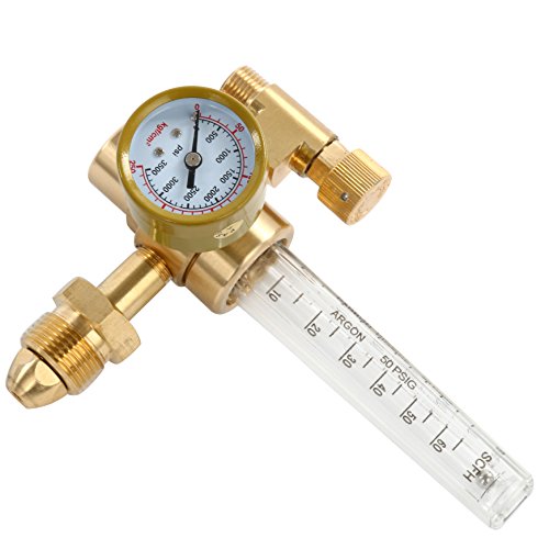 Argon CO2 Mig Tig Flow Meter (SCFH) Welding Weld Regulator Gauge