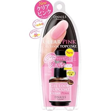 DNails Clear Pink Gel Look Topcoat