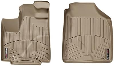 WeatherTech - 450411 - 2003 - 2004 Honda Pilot Tan 1st Row FloorLiner